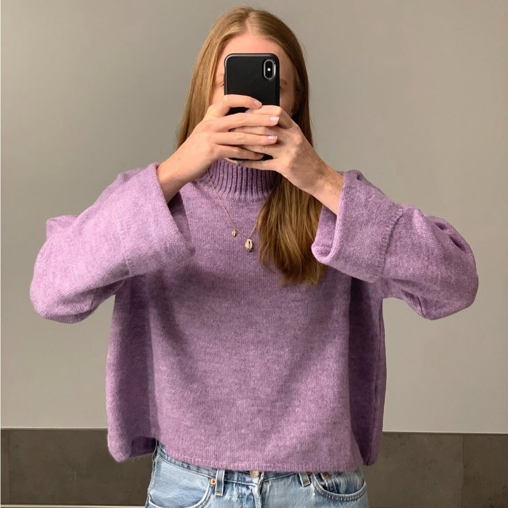 Mango Purple Sweater